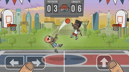 Captura de Basketball Battle: tiro a la canasta uno contra uno